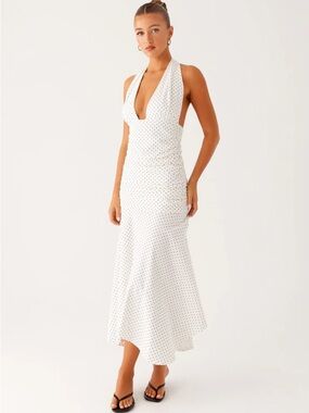 Peppermayo ‘Grettana’ Halter Neck Midi Dress NWT